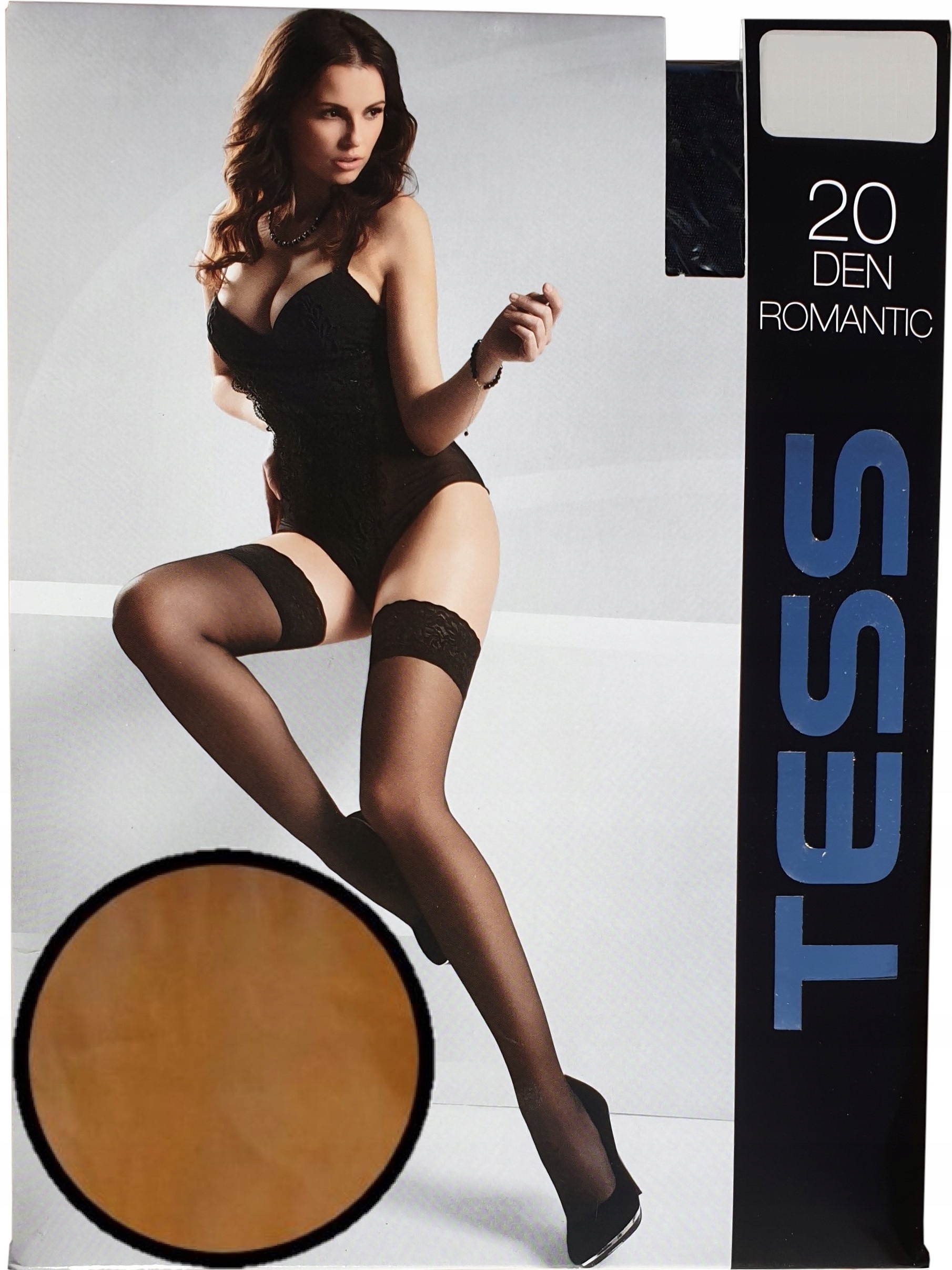 

Pończochy samonośne Plus Size XXL Tess 5/6 Opal