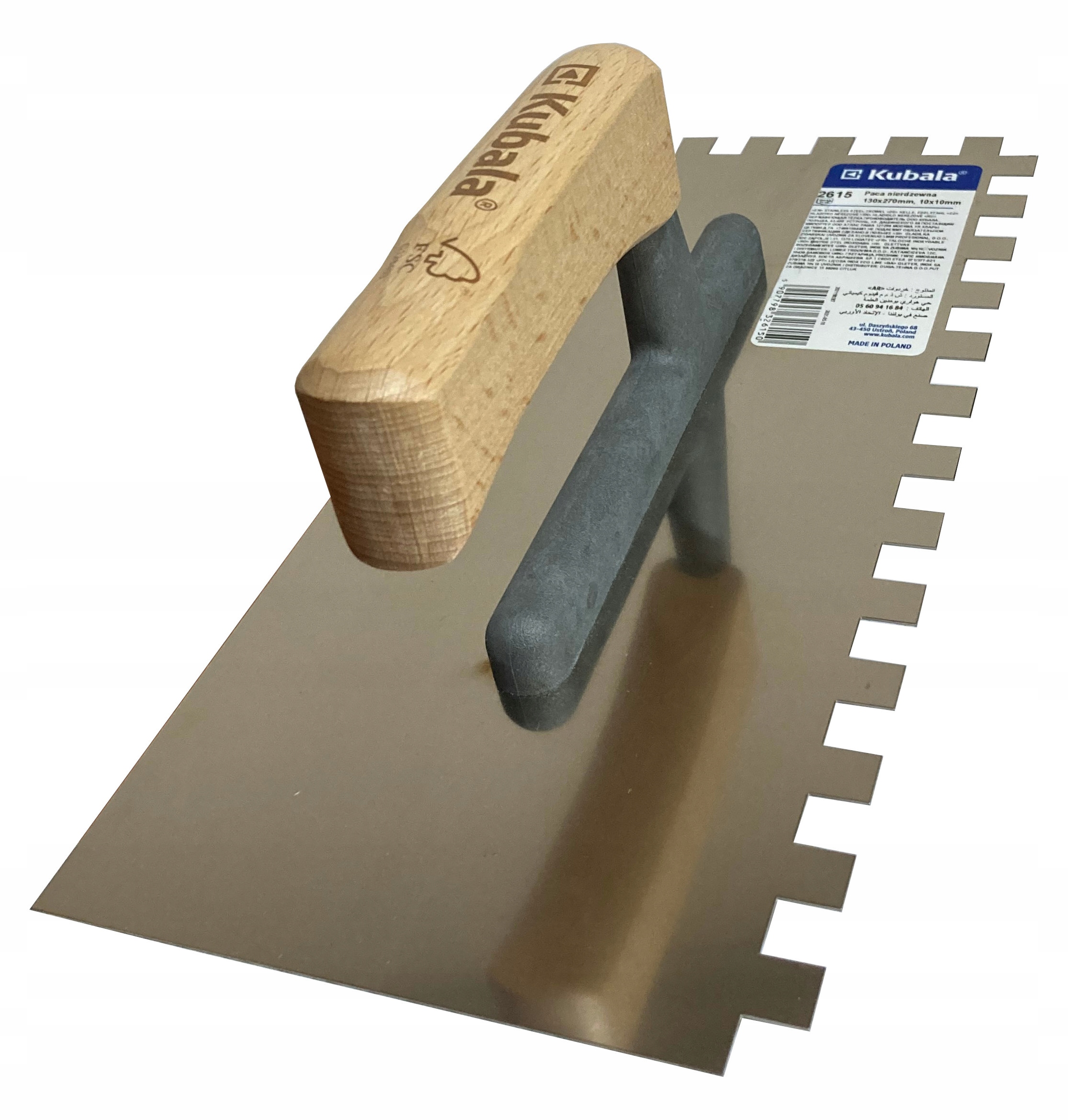 KUBALA PACA DO KLEJU Zębata ZĄB 10mm 130/270mm
