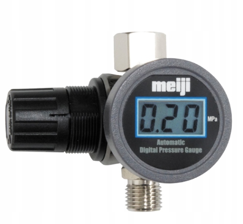 Manometr digitálního regulátoru vzduchu Meiji