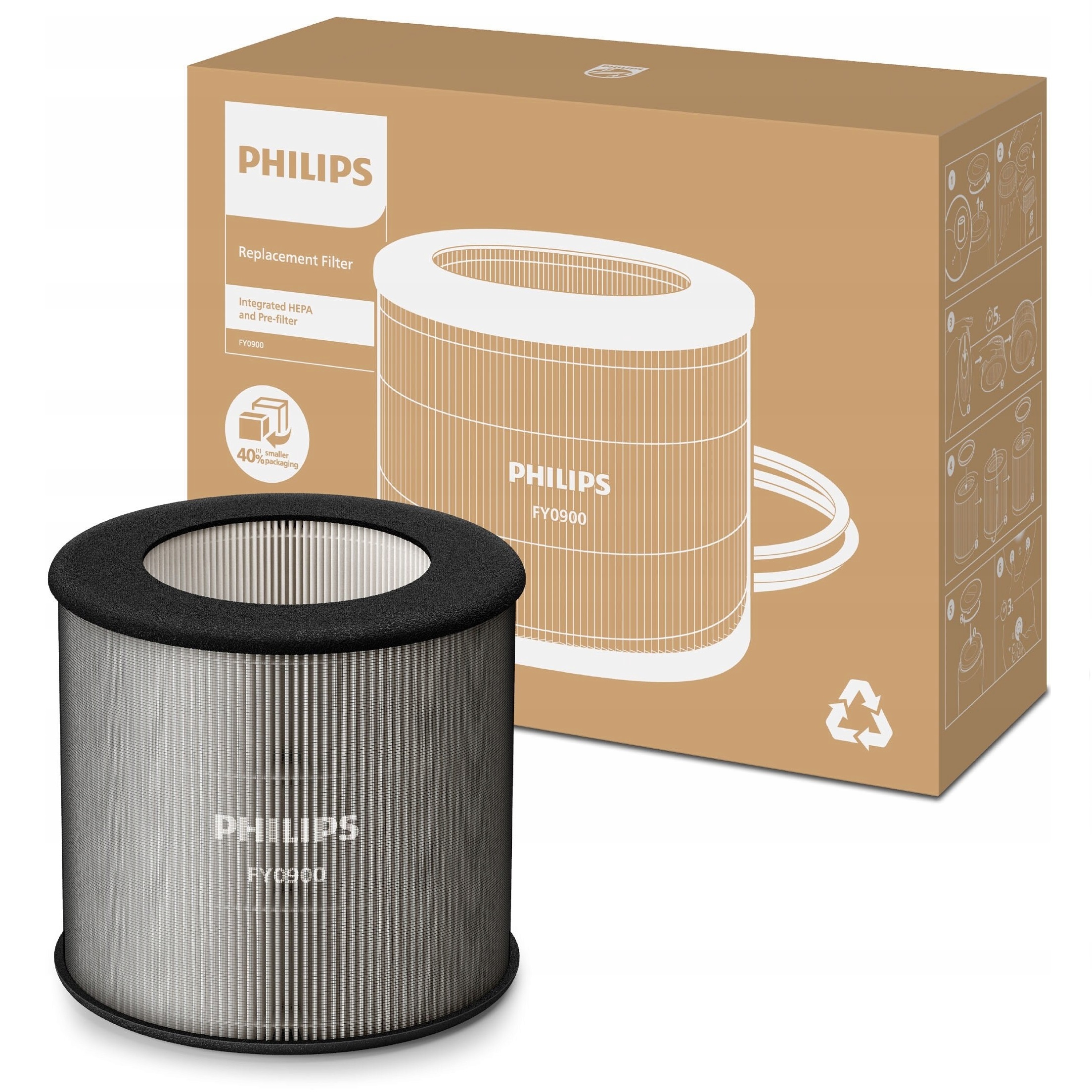 Filtr NanoProtect Hepa do oczyszczacza Philips serii 900 i 800 FY0900/30