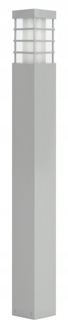 Záhradná lampa s hliníkovou mriežkou v hornej časti pri uličkách Rado II E27