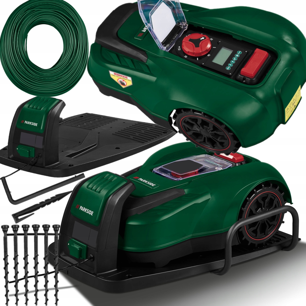 Robot Kosiarka Koszący Wi-Fi Parkside Pamrs 1000 A1 20V 4Ah 1000m2 X20V