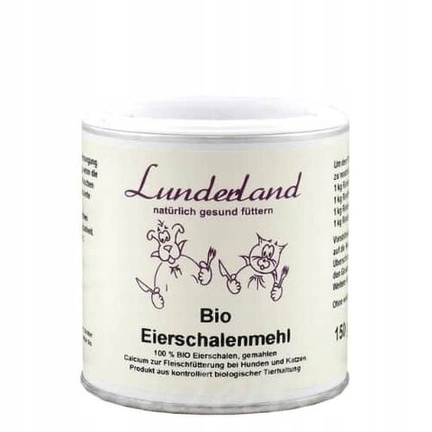 

Lunderland Mączka ze skorupek jaj Bio 150g Wapń