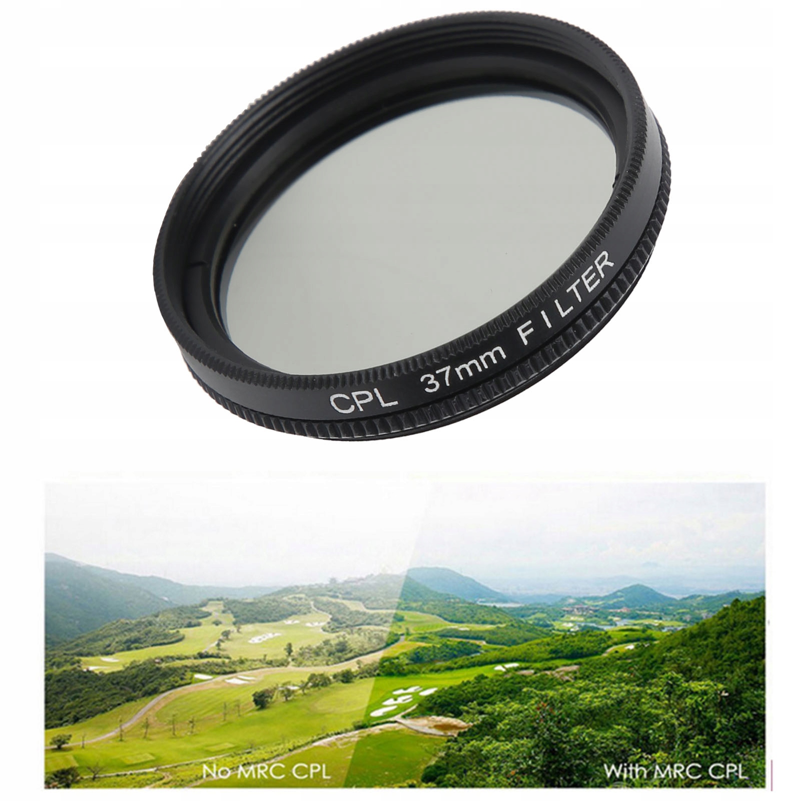 Junestar 37mm filtr obiektywu CPL obiektyw Model 2214210017111