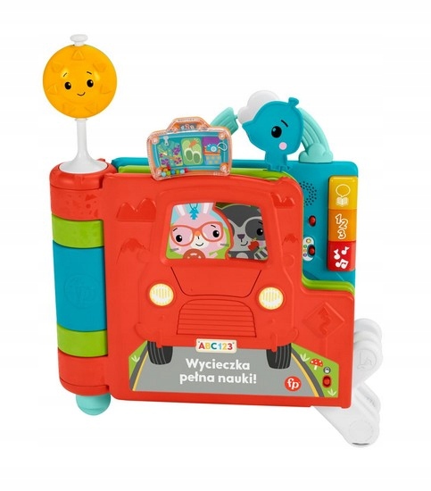 FISHER PRICE EDUKACYJNA GIGA KSIĄŻKA dla malucha Marka Fisher-Price
