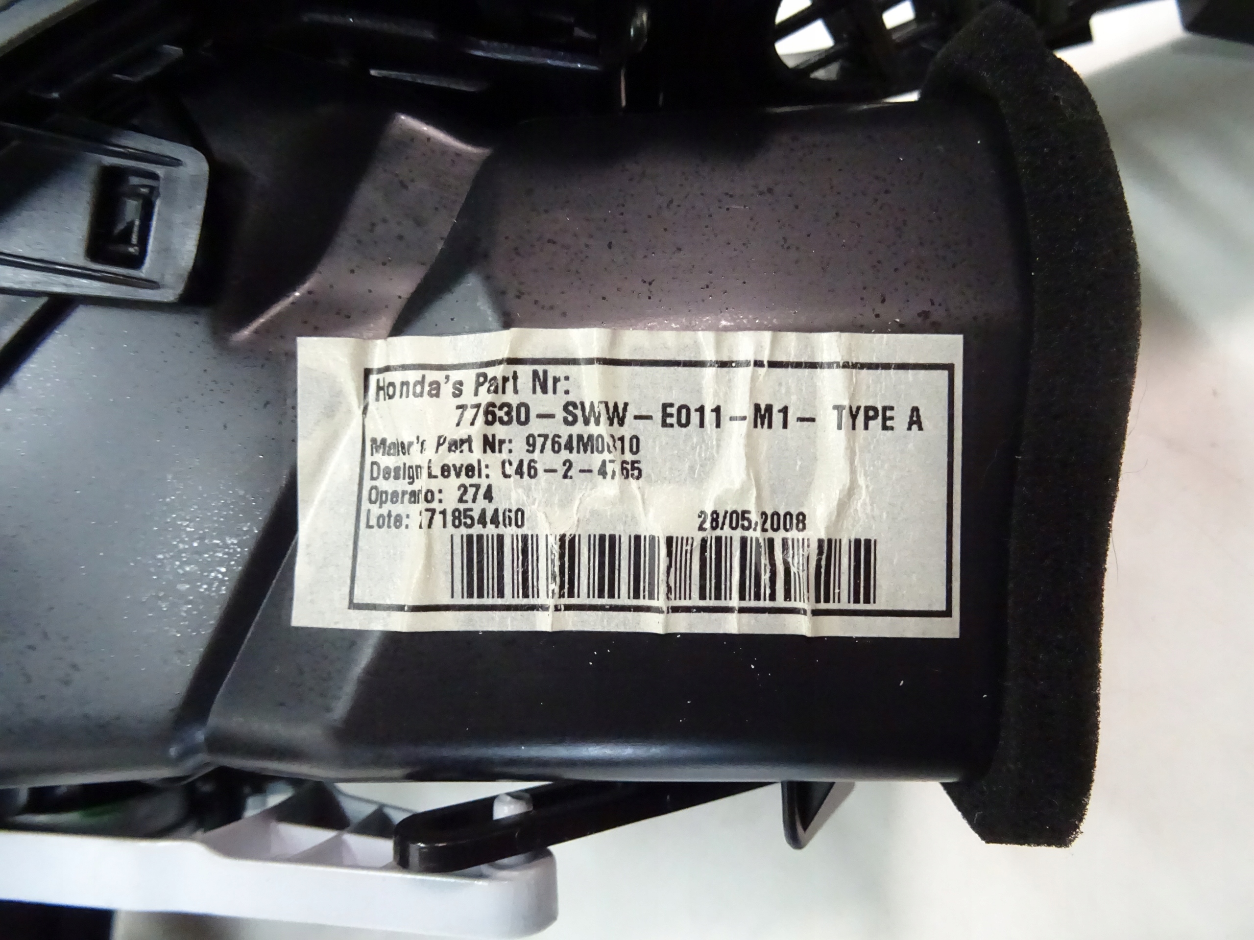 Honda CRV III воздухозаборник жалюзи потока воздуха передний левый передняя