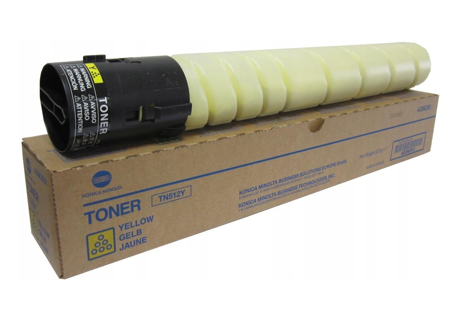 Toner Konica Minolta TN512Y Yellow Żółty A33K25C do Bizhub C454e C554e