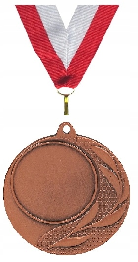 

Medal Brązowy z grawerem Nagroda 40mm Wstążka