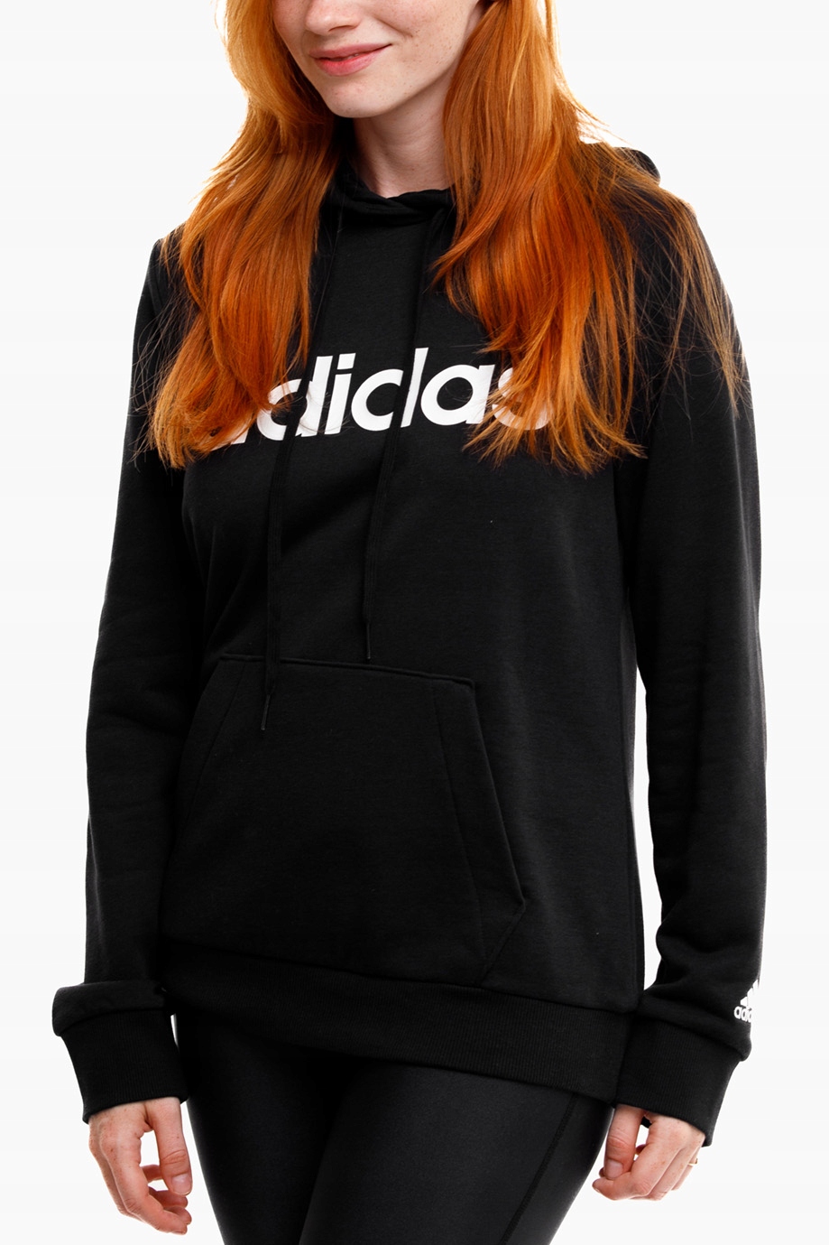 Mikina adidas Essentials s kapucí Bavlněná sportovní mikina vel S