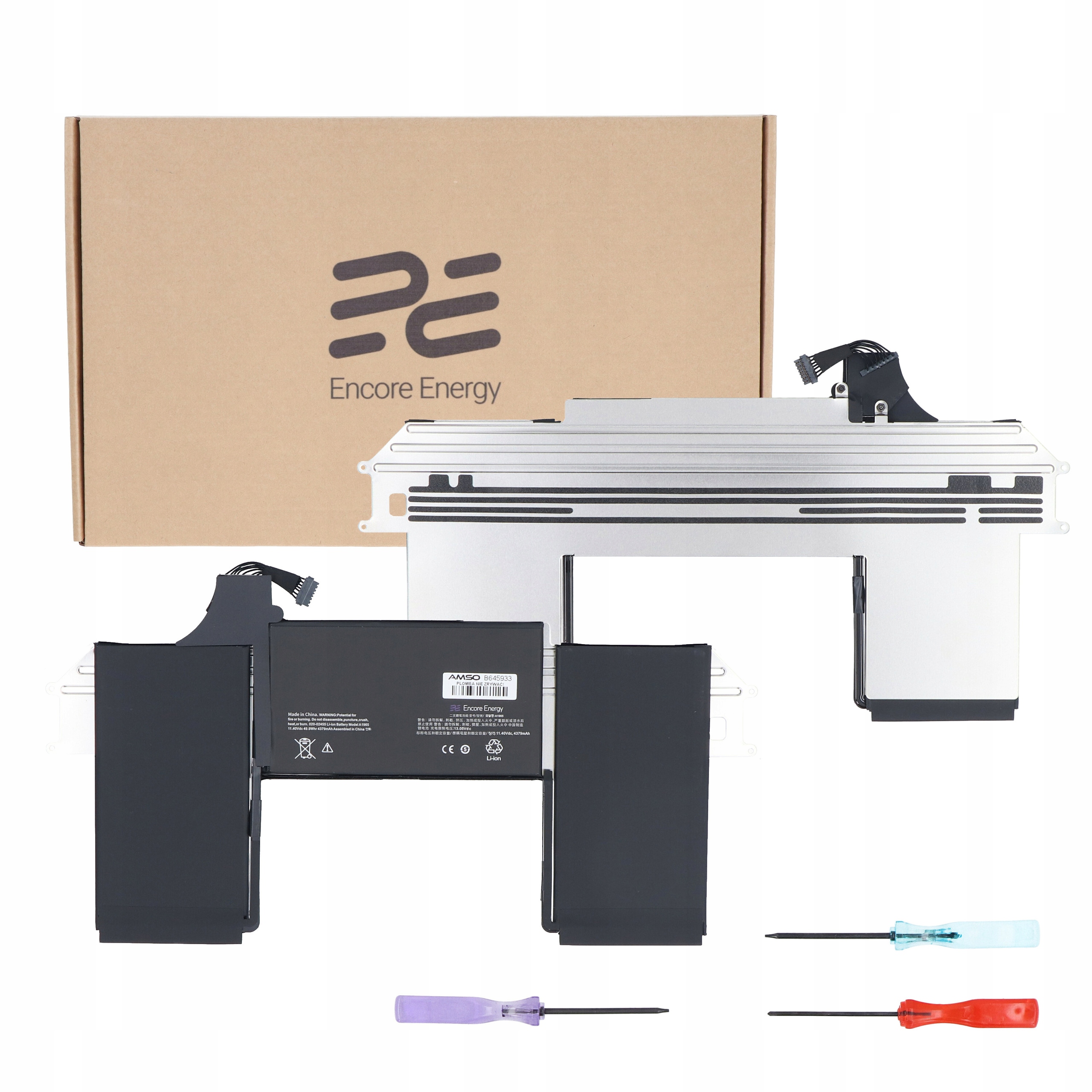 Baterie A1965 pro Apple MacBook Air 13 A2179 A1932 49.9Wh 11.4V EncoreEnergy