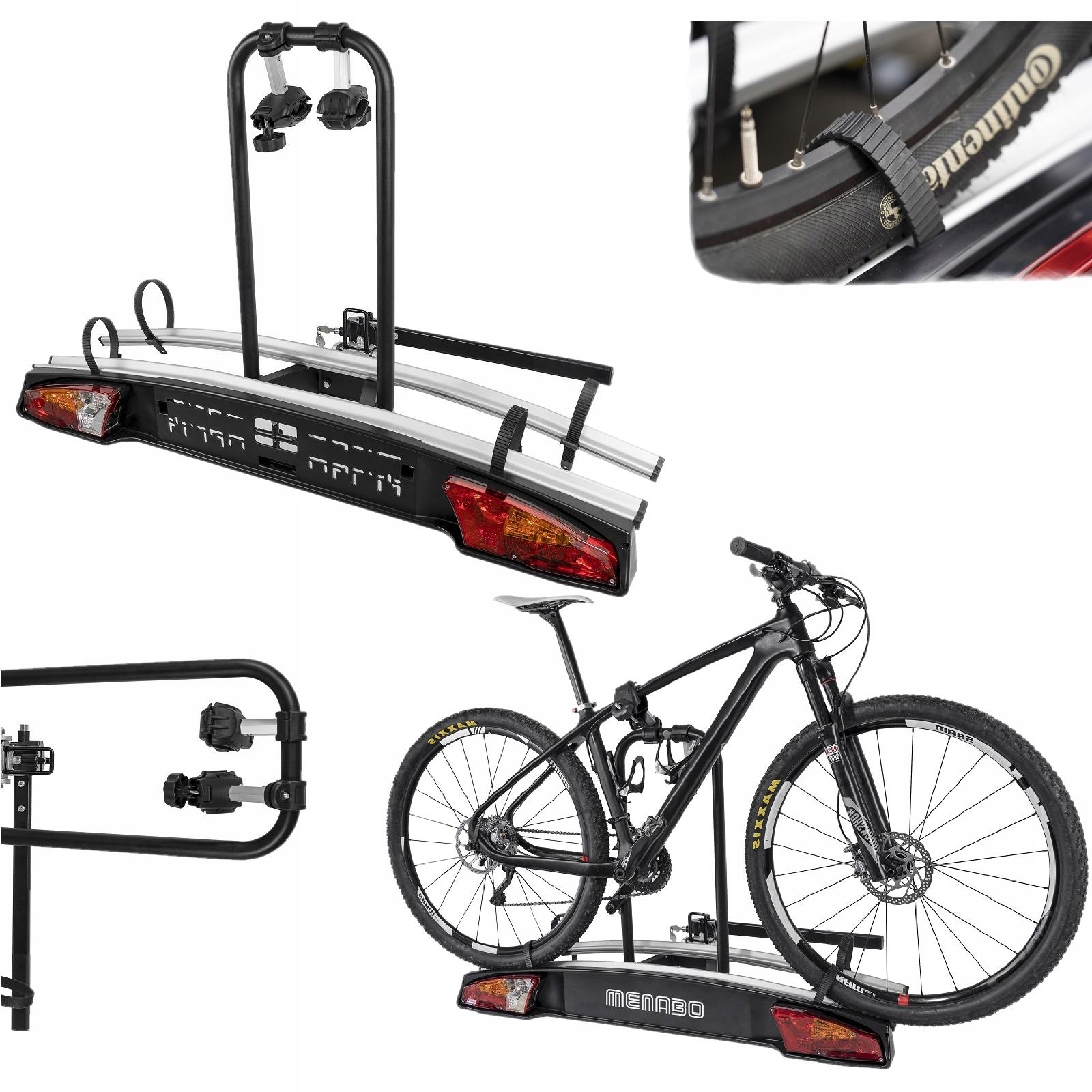 Велосипедная платформа MENABO Merak Type Q для 2 велосипедов