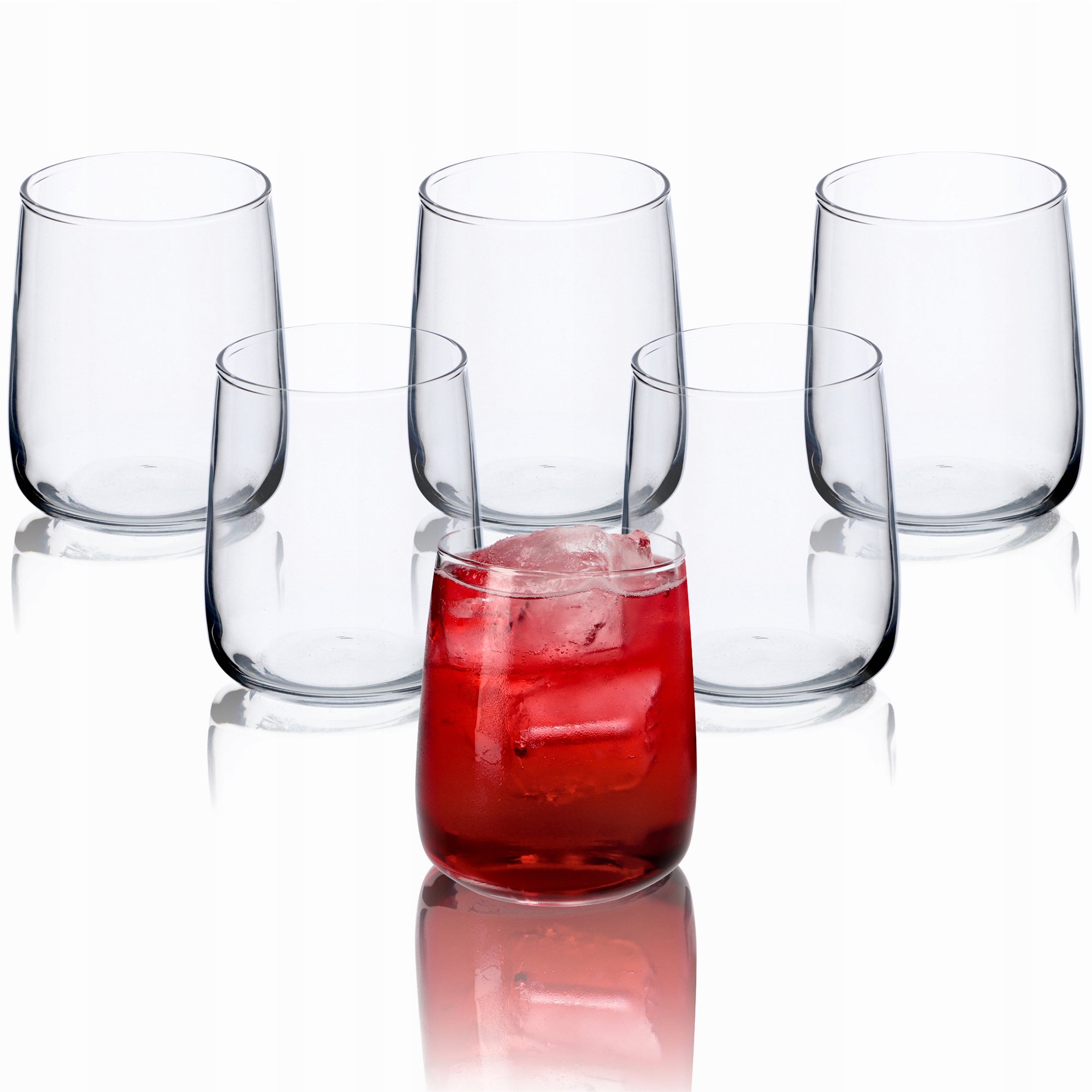 KADAX Wasserglser, Set von 6, Trinkglser, Saftglser aus Glas, Glser 330ml