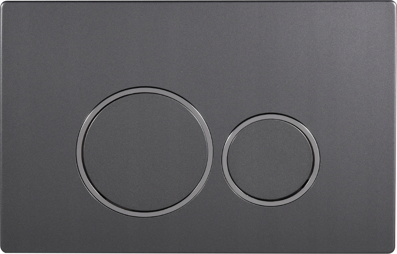 Tlačidlo Dopio gun metal pre Wc stojan Geberit Sigma Duofix UP320 UP720