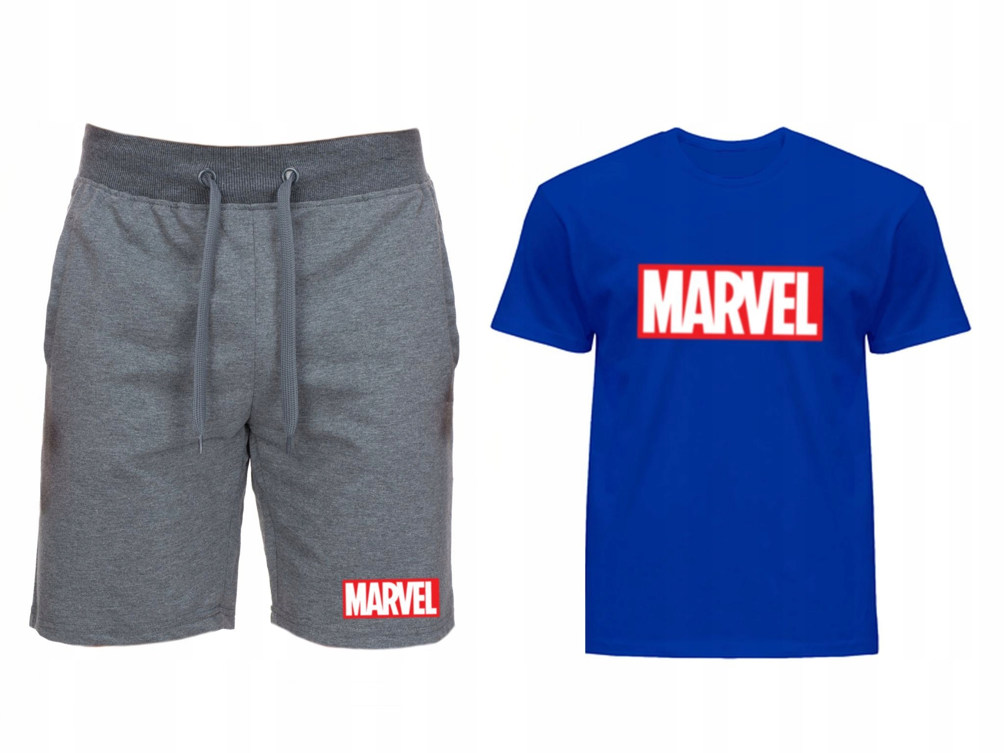 Komplet Tričko Krátké Kraťasy Marvel Pánské L