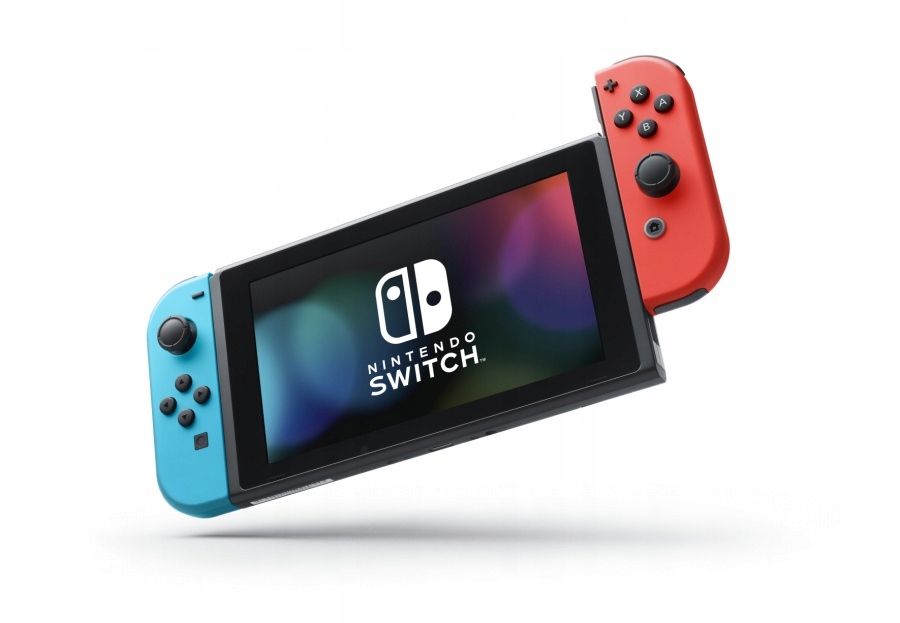 Nintendo Switch 本体 ブルー/レッド Konsola Nintendo Switch Red & Blue Joy-Con V2 - Sklep