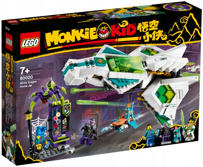 

Lego 80020 Monkie Kid Odrzutowiec Biały Smok