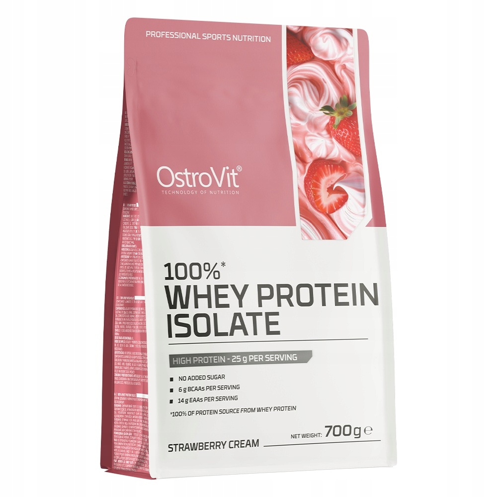 Ostrovit 100% Whey Protein – příchuť krémové jahody