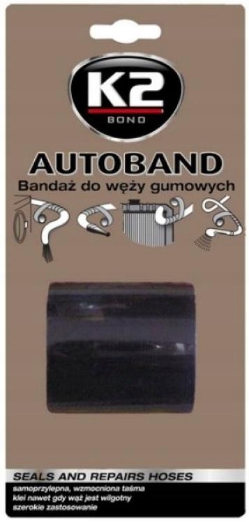 K2 AUTOBAND TAŚMA BANDAŻ DO WĘŻY GUMOWYCH 5cm x 3m