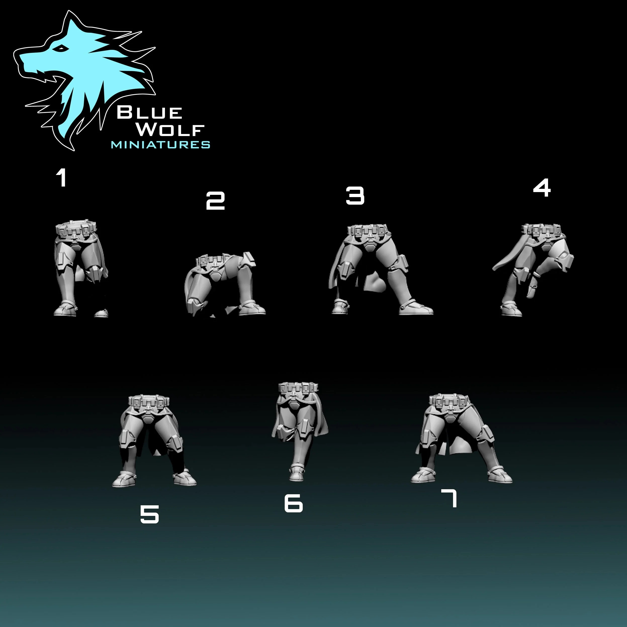 Airborne Clones - Modular kit model pasuje do gry StarWars Legion System Star Wars Legion