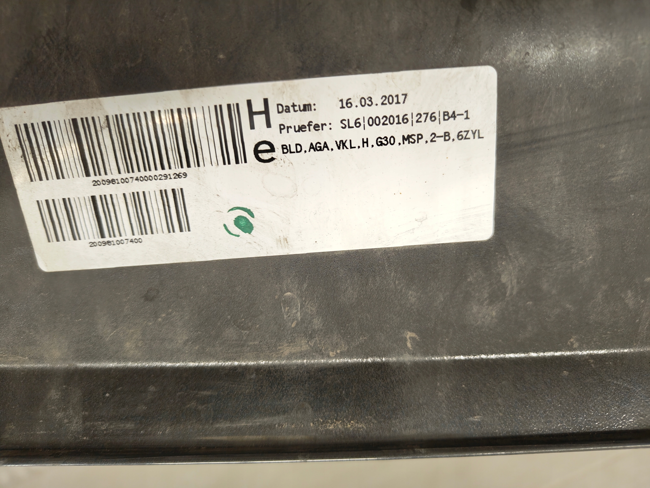 BMW 5 G30 diffúzor nárazníku záď m-packet 8064718 ODBLASKI