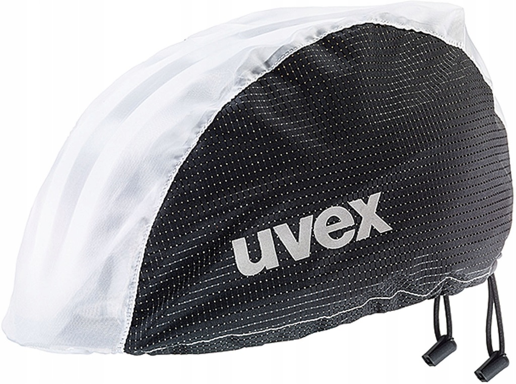 Pokrowiec Czapka na Kask Uvex Rain Cap Bike black/white r. S/m