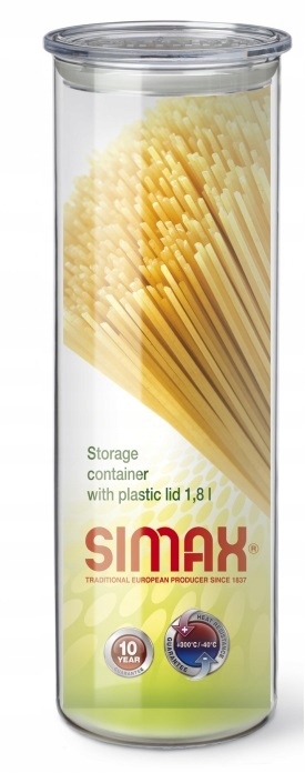 

Słój słoik żaroodporny na spaghetti 1800 ml Simax