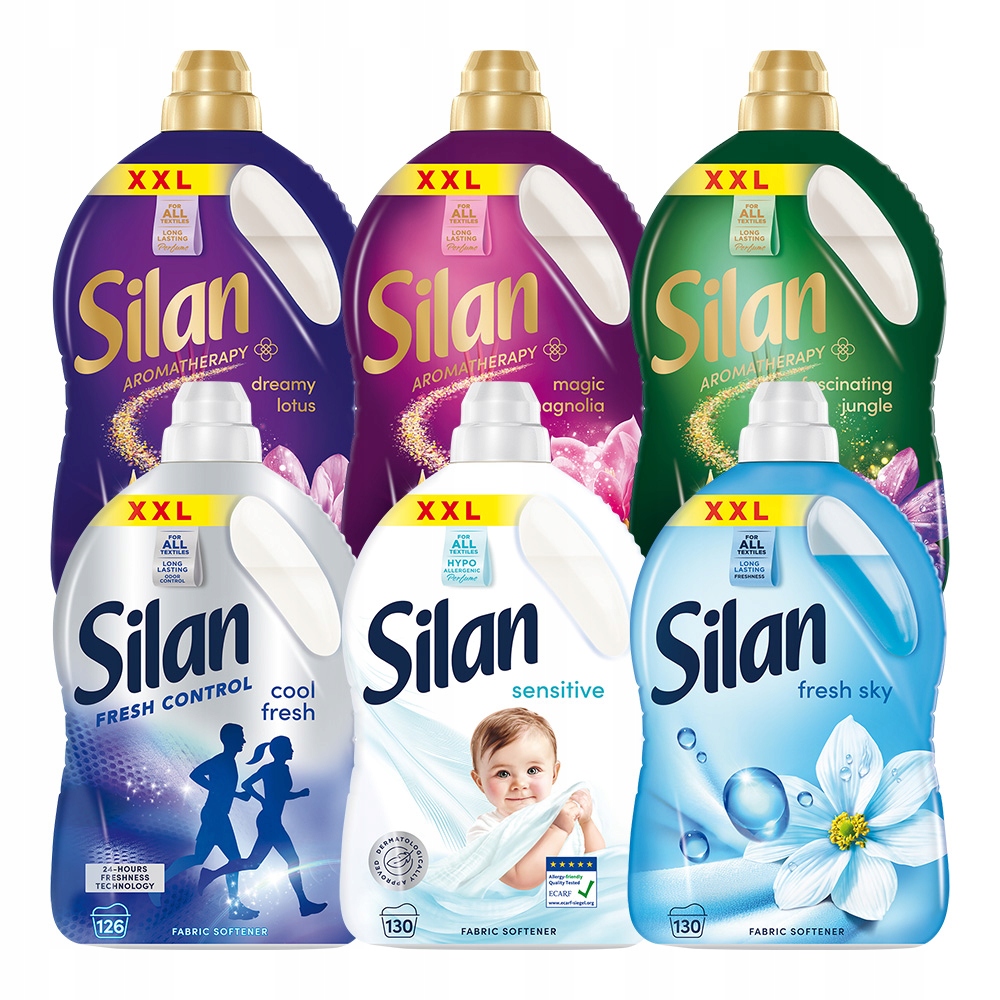 tekutá aviváž Silan Jungle Lotus Magnolie Mix vůní 16,8 l