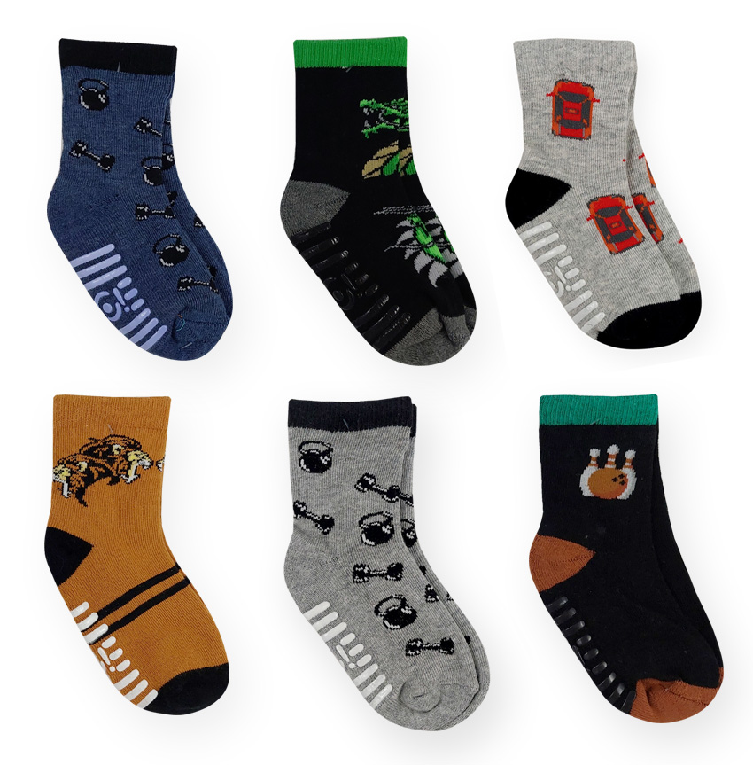 

6-pak Skarpetki Półfrotte Antypoślizgowe Abs 17/19