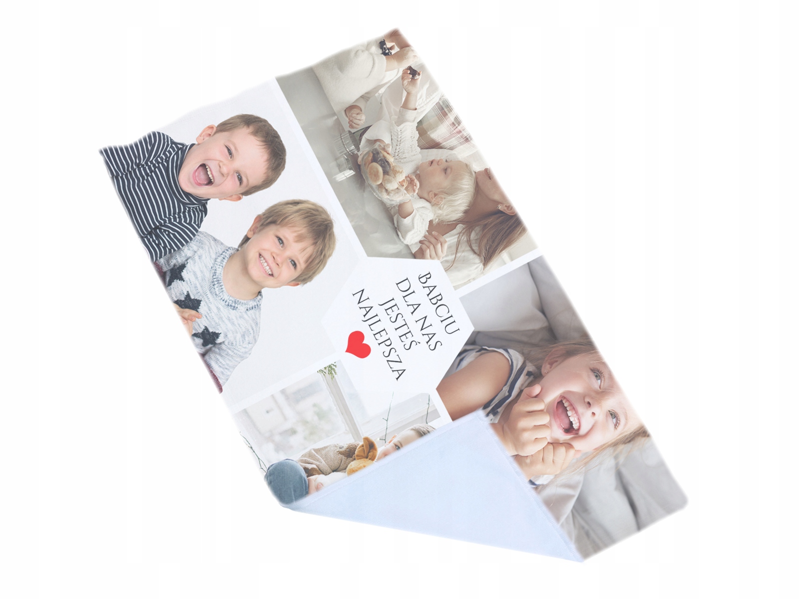 

Ręcznik z nadrukiem personalizowanym Dzień Babci