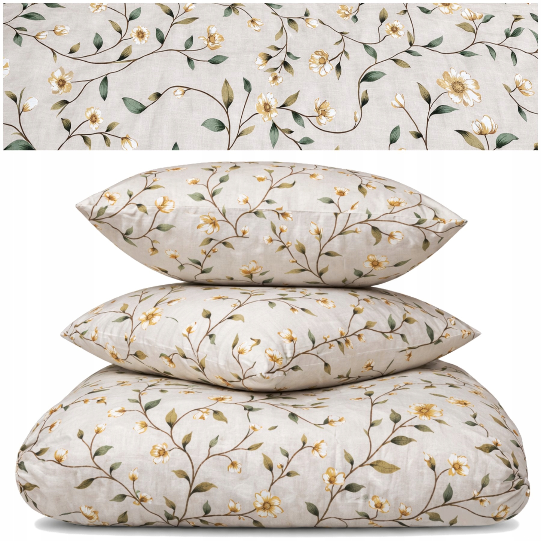 Komplet Pościel 220x200 Bawełniana Polska 100% Bawełna