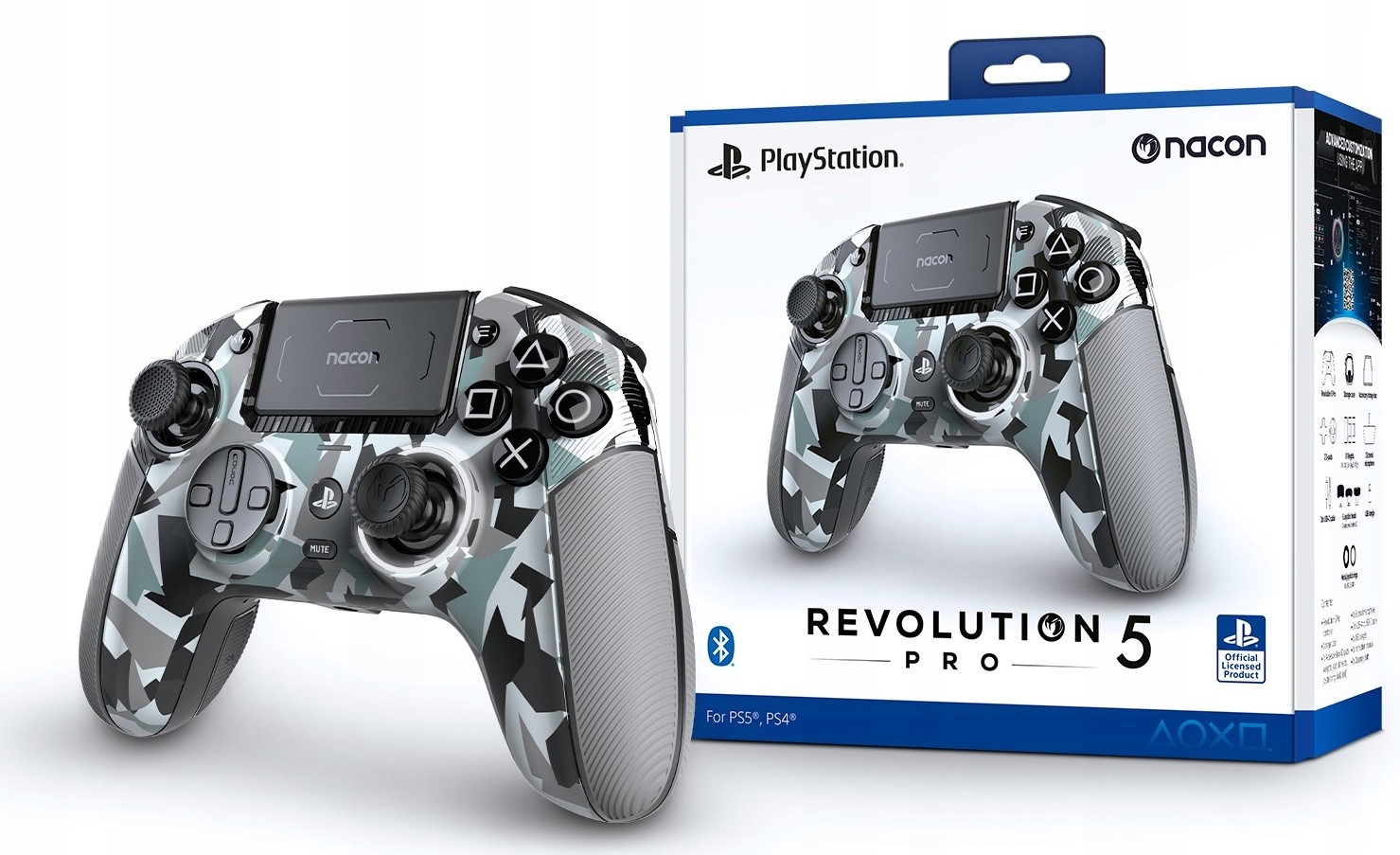 Nacon PS5 Bezdrátový ovladač Revolution 5 Pro Arctic Camo