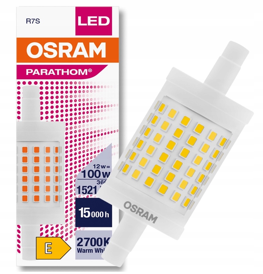 

Osram Line żarnik Led 12W 100W długość 78mm