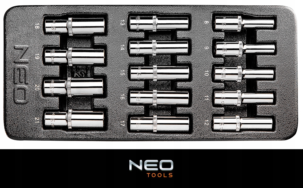 NEO КАРТРИДЖ КОЛПАЧКИ ДЛИНОЙ 1/2 8-21 ММ 14ШТ 84-243