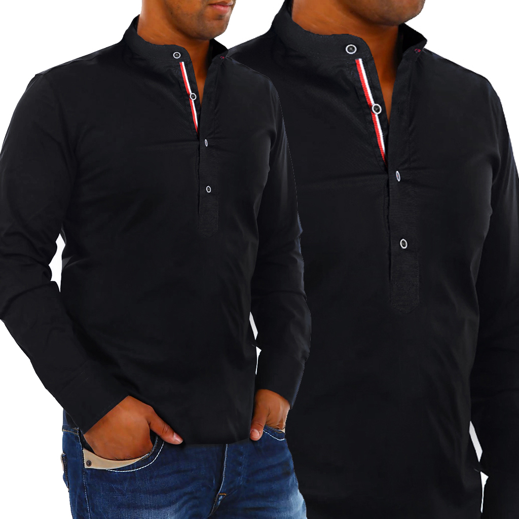 Pánská košile Casual, bavlněná, hladká