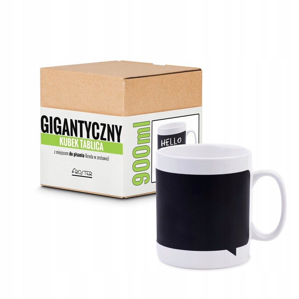 

Kubek Duży Tablica Kreda Do Pisania 900ML