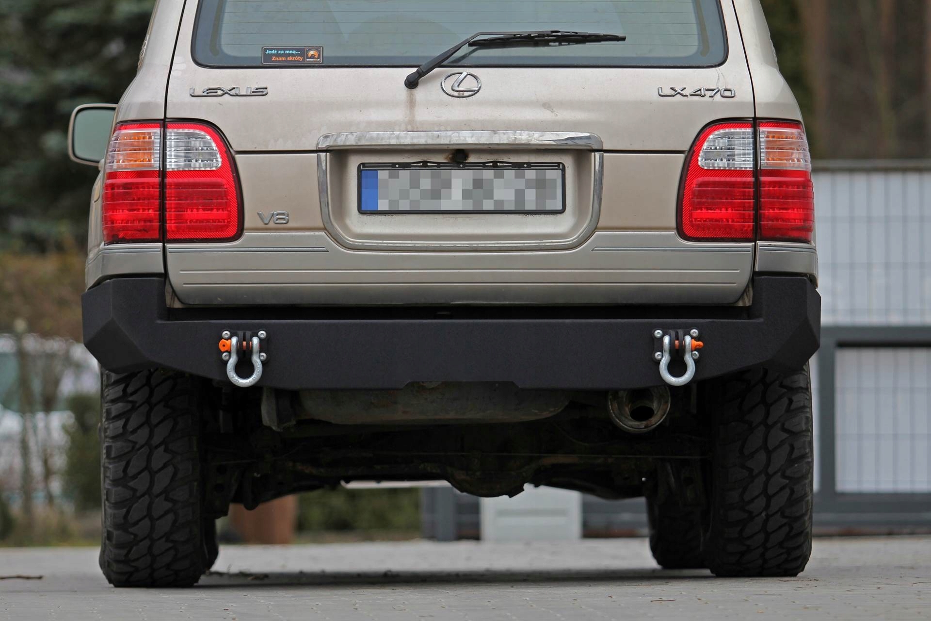 ZDERZAK TYLNY STALOWY TOYOTA LAND CRUISER 100 / LEXUS LX 470 MORE 4X4 Numery katalogowe zamienników Z029