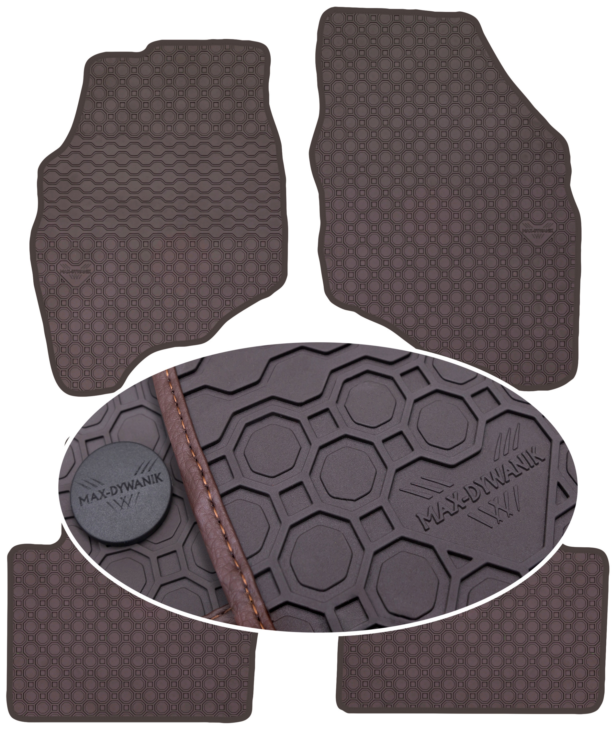 Honda Jazz I 2002-2008 Koberce Bronzové