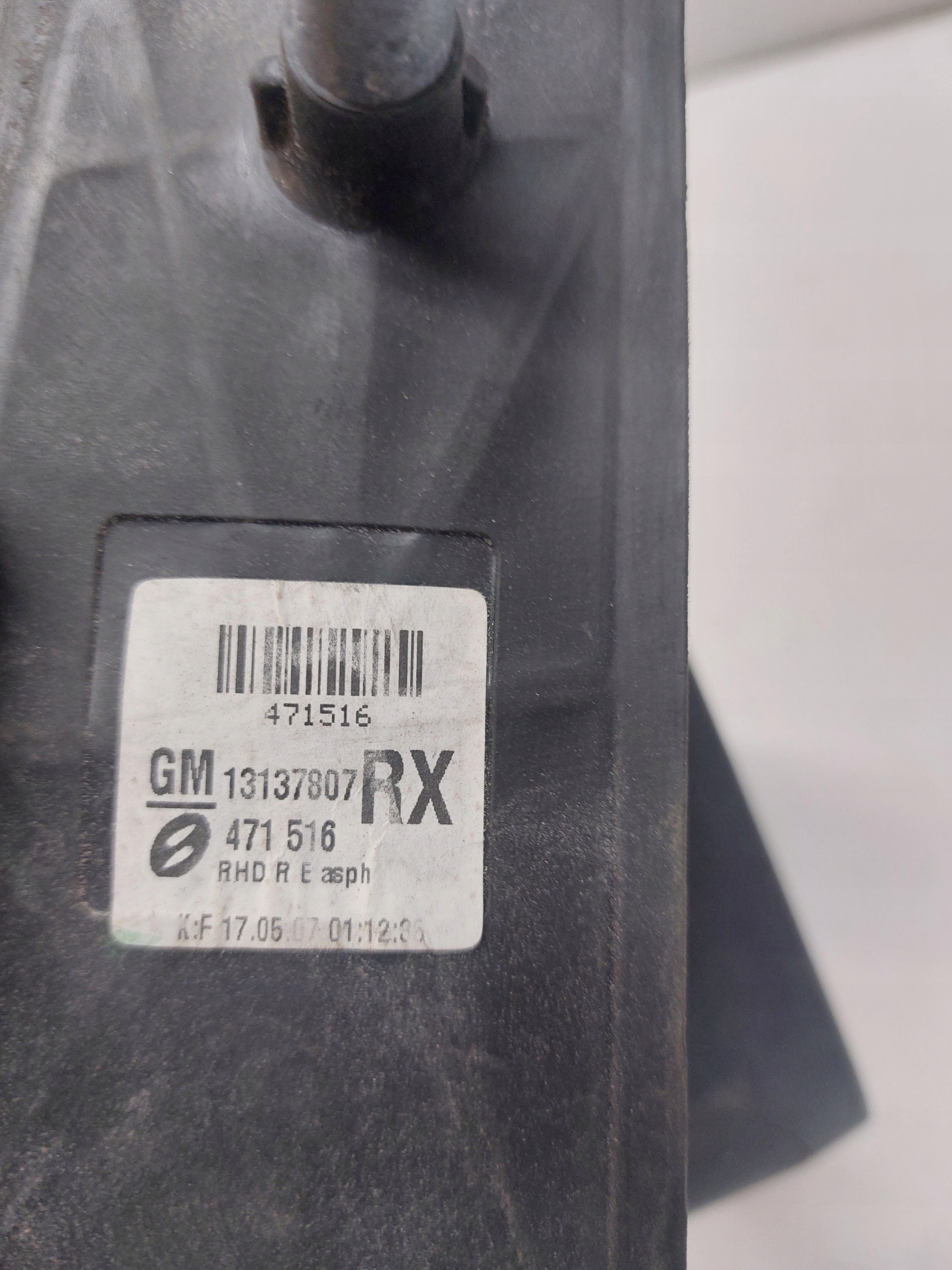 mirror right OPEL ZAFIRA B 3 PIN ANGLIK