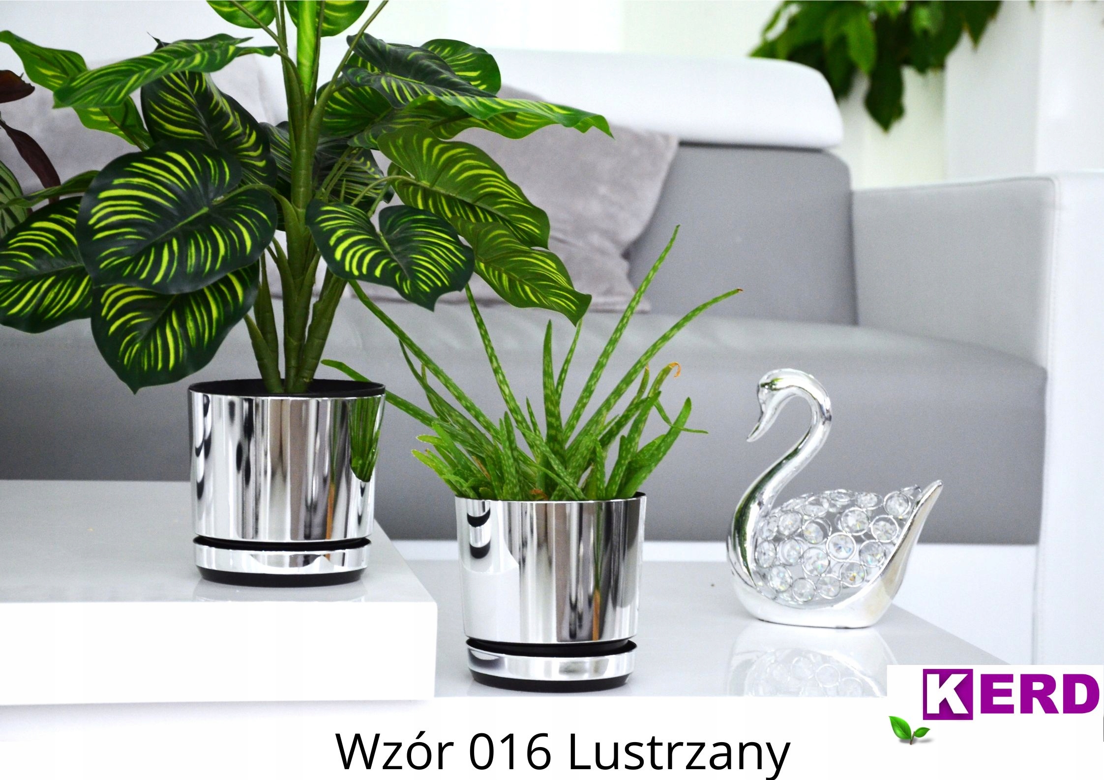 Doniczka DEKOR śr. 21 cm kolor lustrzany EAN (GTIN) 5906740315044