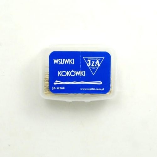 Kokówki/szpilki Iza karbowane złote 45mm/36szt Kod producenta B045/36 x 2 szt