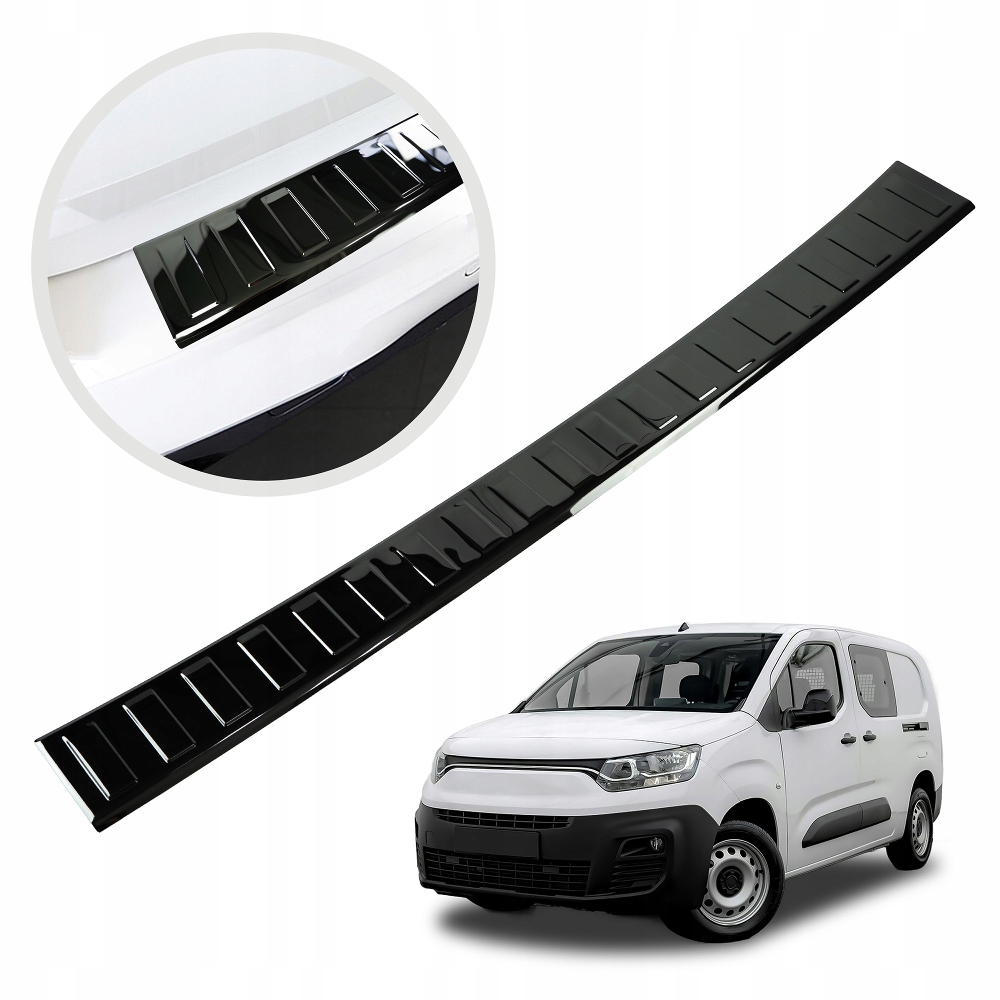 Ochranná lišta na zadný nárazník pre Fiat Doblo III 2022-