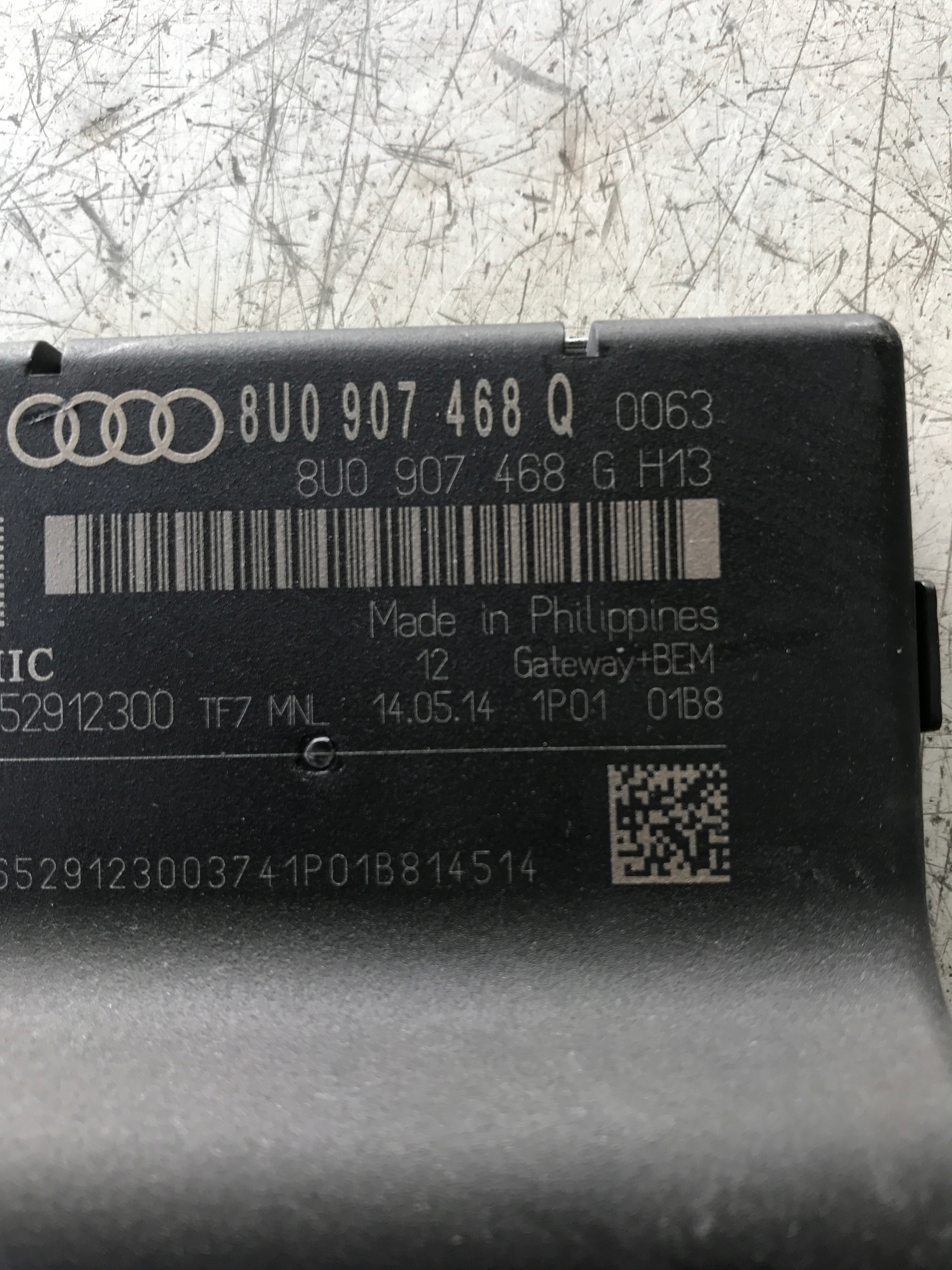module control unit GATEWAY AUDI A1 8X 8U0907468Q