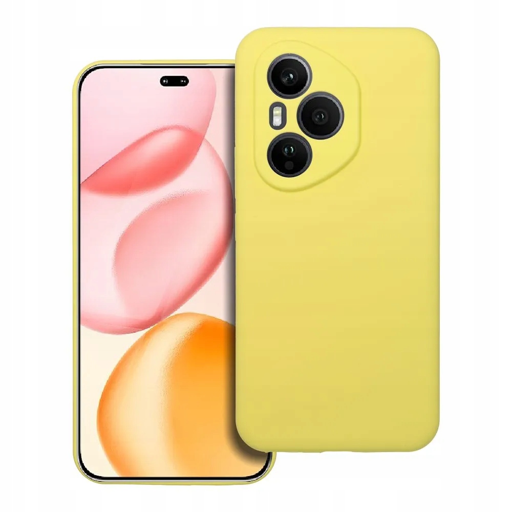 Futerał Silicone 2Mm Do Honor 400 Pro Żółty