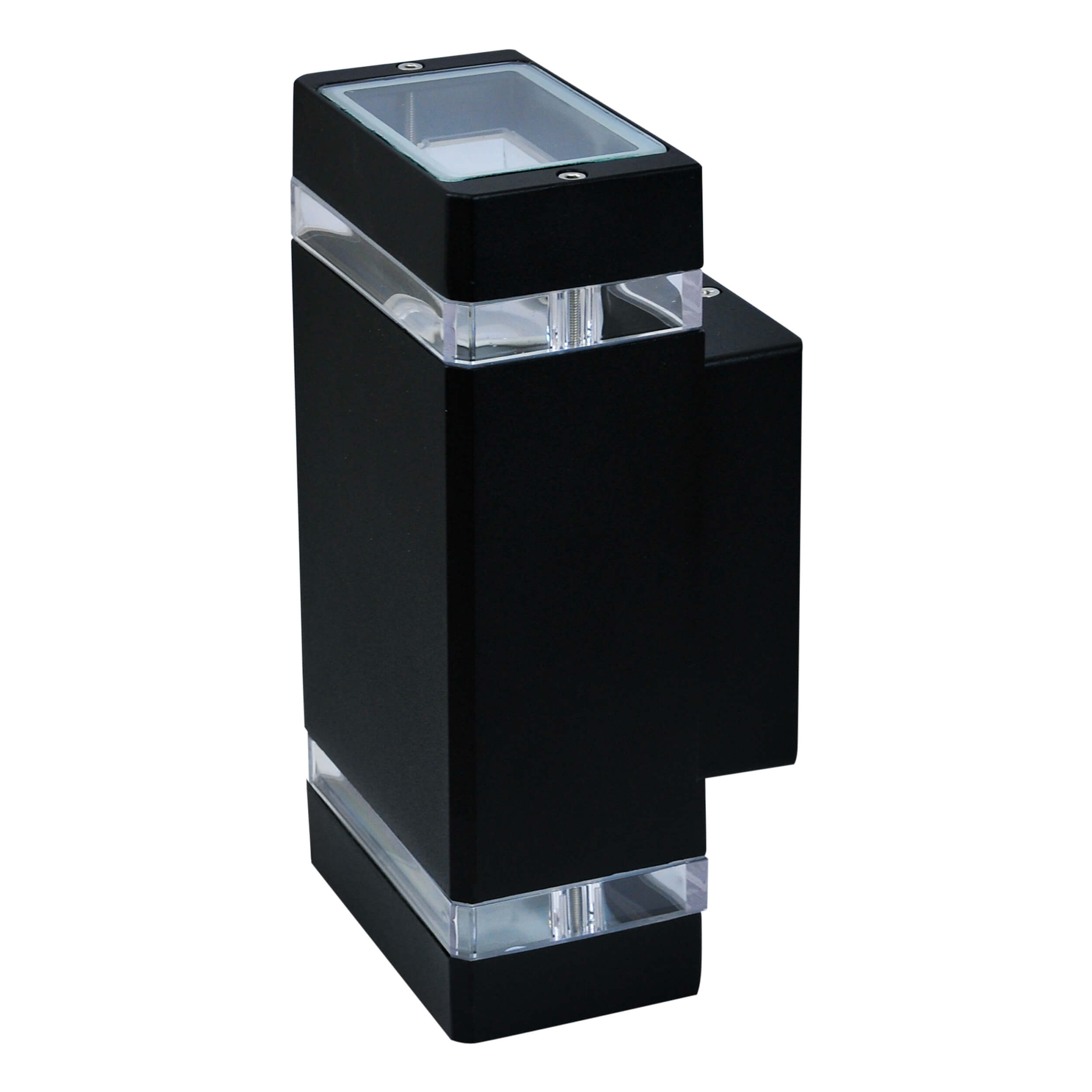 Venkovní fasádní svítidlo nahoru a dolů Gilbert 2xGU10 IP44 černé Goldlux