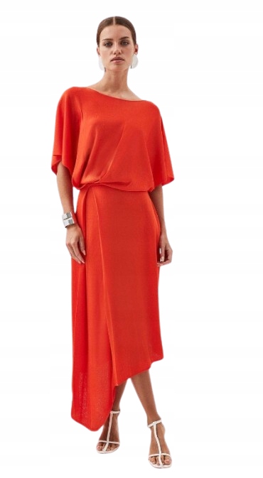 Karen Millen Šaty Plus Oranžová XL Y1K