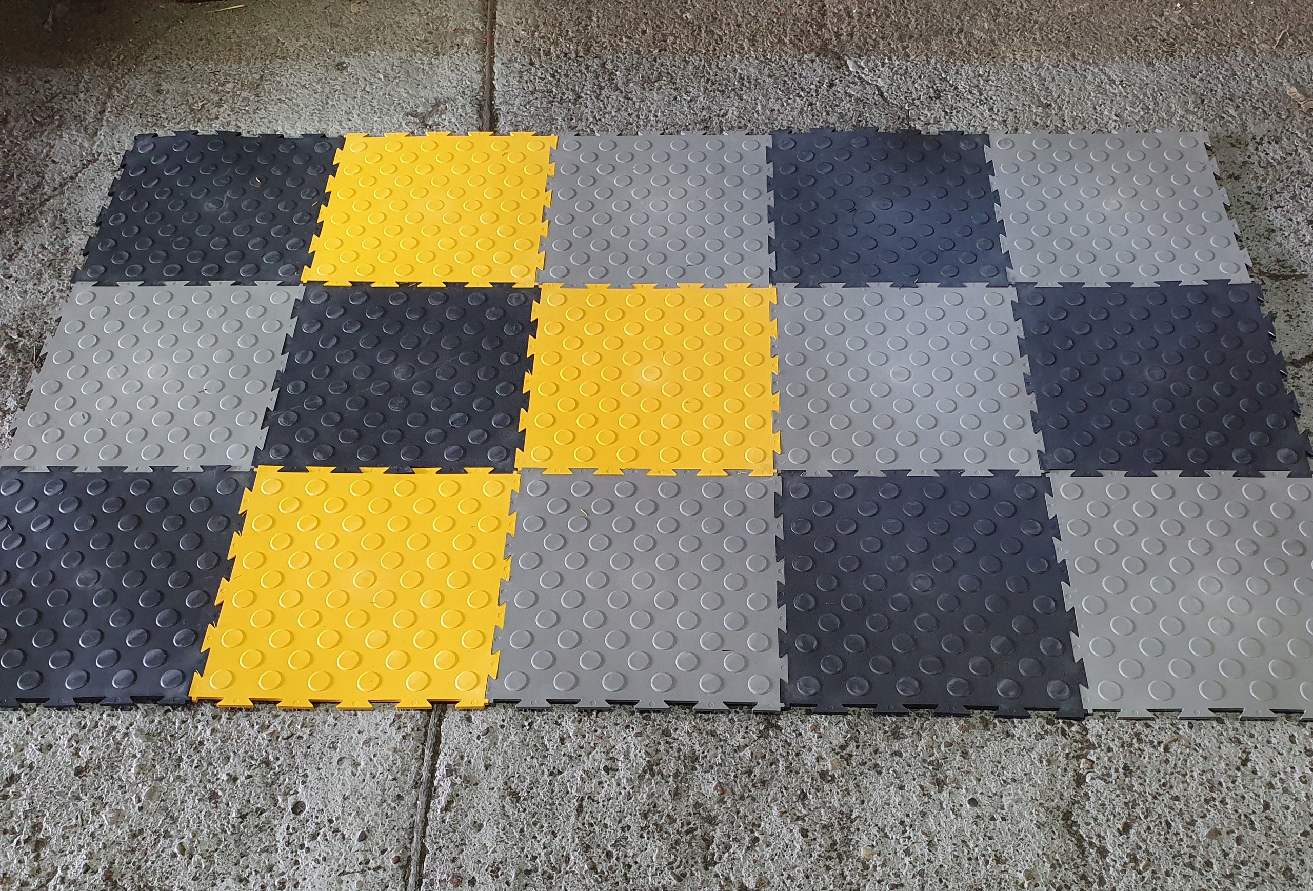 płytki do GARAŻU pcv proplast SZYBKI MONTAŻ SAMEMU Grubość 7 mm