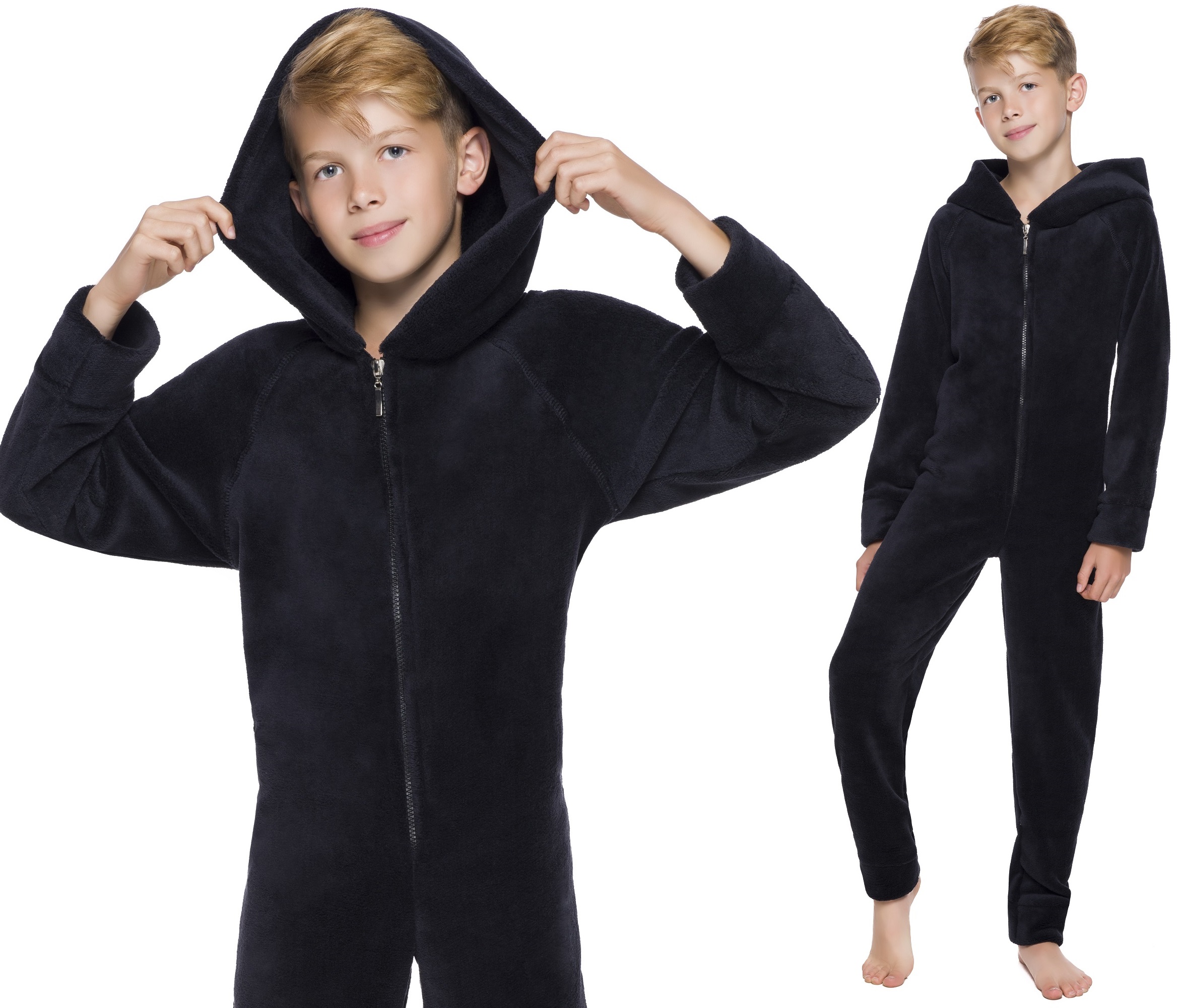 

Piżama Chłopięcy Kombinezon Kaptur Onesie 152