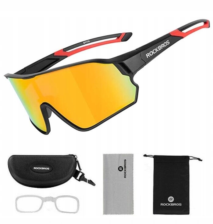 Okulary polaryzacyjne rowerowe Rockbros z polaryzacją Lustro UV400