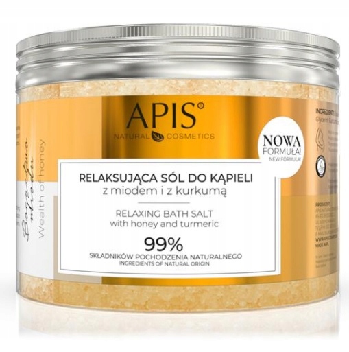 

Apis Relaksująca Sól do Kąpieli Miód i Kurkuma