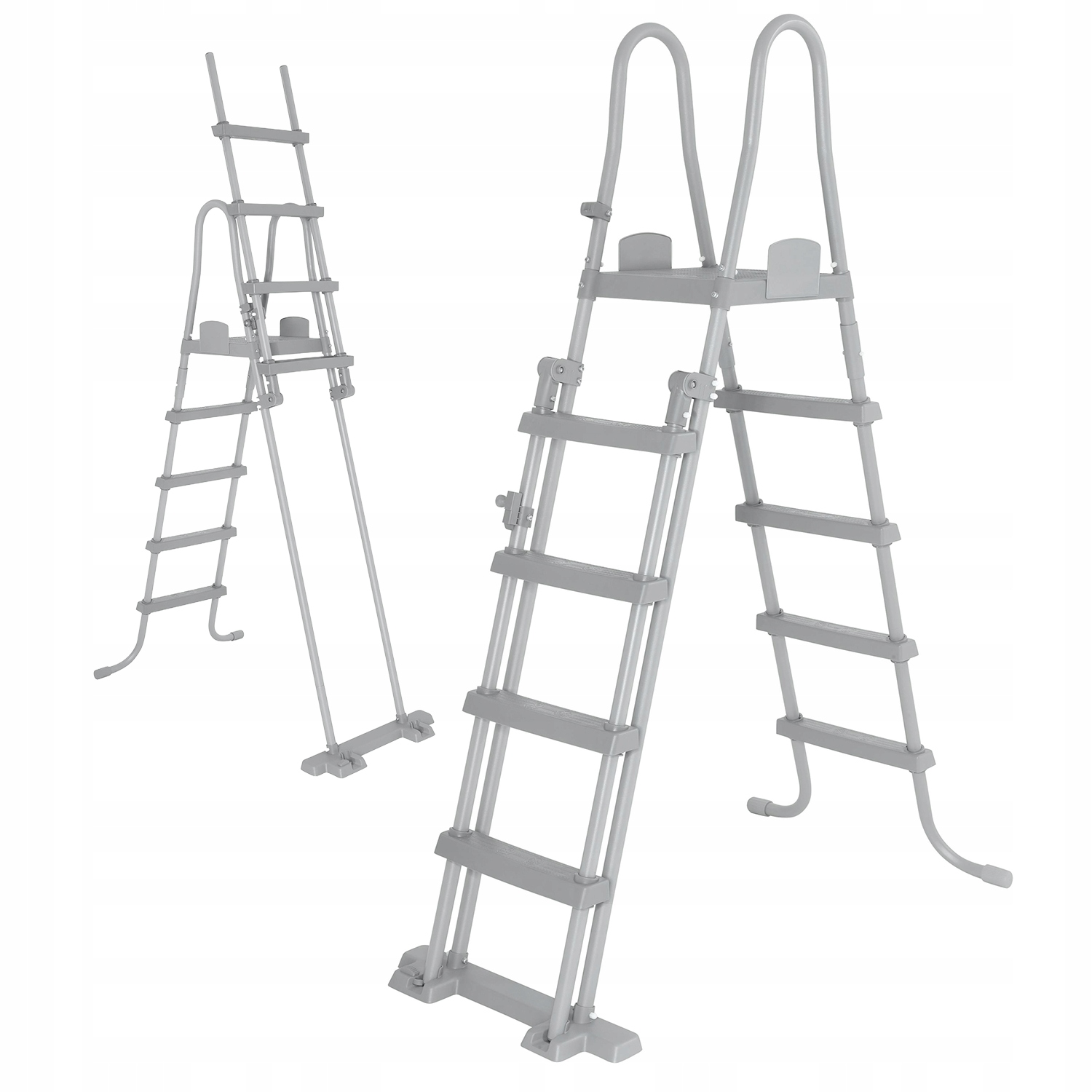 Bezpečný oboustranný bazénový žebřík 132 cm do bazénu Bestway 58332
